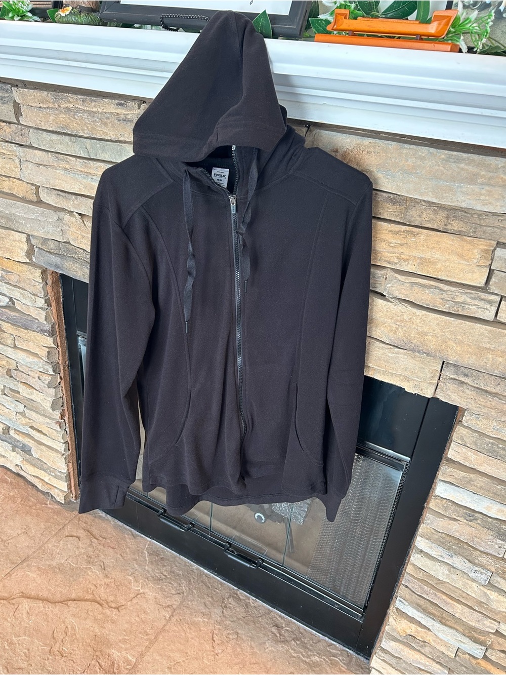 RBX Black Full-Zip Hooded Jacket